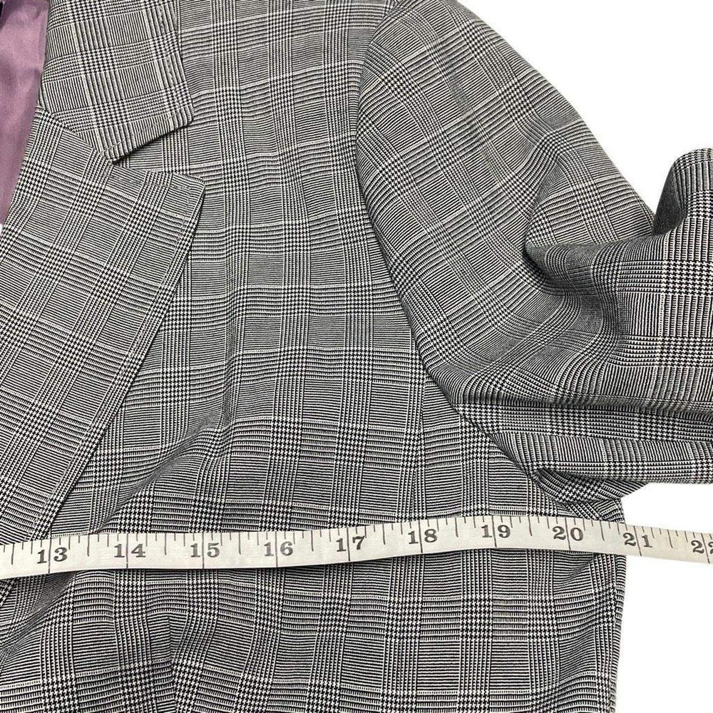 Axcess Liz Claiborne Glen Plaid Peplum Skirt and Suit Jacket - Picture 3 of 8